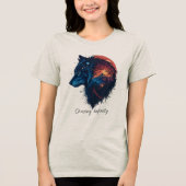 Chasing Infinity Tri-Blend Shirt (Vorderseite)