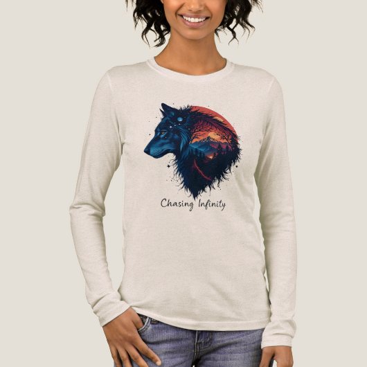 Chasing Infinity Tri-Blend Shirt (Vorderseite)