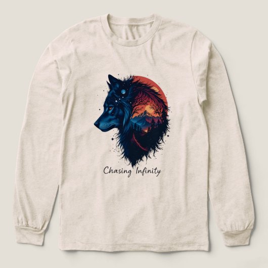 Chasing Infinity Tri-Blend Shirt (Design Vorderseite)