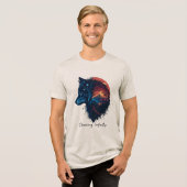 Chasing Infinity Tri-Blend Shirt (Vorderseite voll)