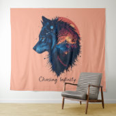 Chasing Infinity Wandteppich (Beispiel (Horizontal))