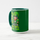Chasing Luck Catching Cash St Patrick’s - caneca Tasse (Vorderseite Links)