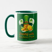 Chasing Luck Catching Cash St Patrick’s - caneca Tasse (Links)