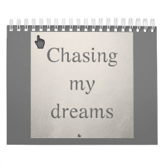 Chasing my dreams | Persiguiendo mis sueños Kalender