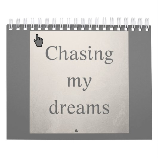 Chasing my dreams | Persiguiendo mis sueños Kalender (Titelbild)