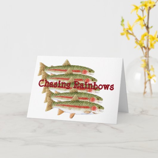 Chasing Rainbows Card Allenberer Version Karte (Gelbe Blume)