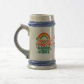 Chasing Rainbows & Good Vibes Mug Bierglas (Links)
