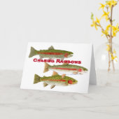 Chasing Rainbows Karte (Gelbe Blume)