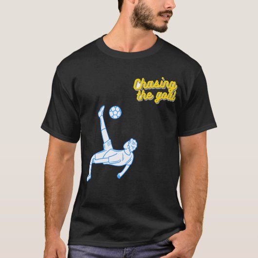 Chasing the Goal | Motivational Sports Design for T-Shirt (Vorderseite)