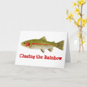 Chasing the Rainbow Karte (Gelbe Blume)