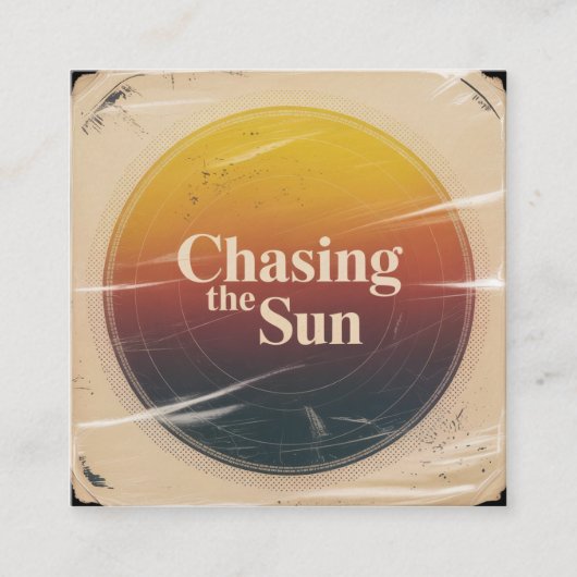 Chasing The Sun Telefonnummerkarte (Vorderseite)