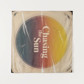 Chasing The Sun Wandteppich (Vorderseite (Horizontal))