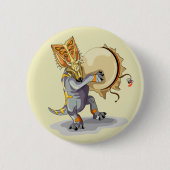 Chasmosaurus Tancing A Shaman Ritual Button (Vorderseite)
