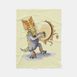 Chasmosaurus Tancing A Shaman Ritual Fleecedecke