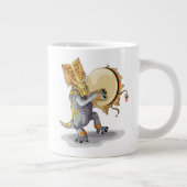 Chasmosaurus Tancing A Shaman Ritual Jumbo-Tasse (Rechts)
