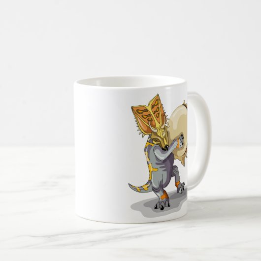 Chasmosaurus Tancing A Shaman Ritual Kaffeetasse (VorderseiteRechts)