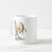 Chasmosaurus Tancing A Shaman Ritual Kaffeetasse (Vorderseite Links)