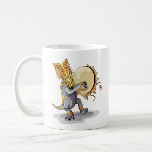 Chasmosaurus Tancing A Shaman Ritual Kaffeetasse (Links)