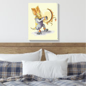 Chasmosaurus Tancing A Shaman Ritual Leinwanddruck (Insitu (Schlafzimmer))