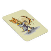 Chasmosaurus Tancing A Shaman Ritual Magnet (Rechte Seite)