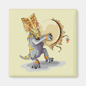 Chasmosaurus Tancing A Shaman Ritual Magnet (Vorne)