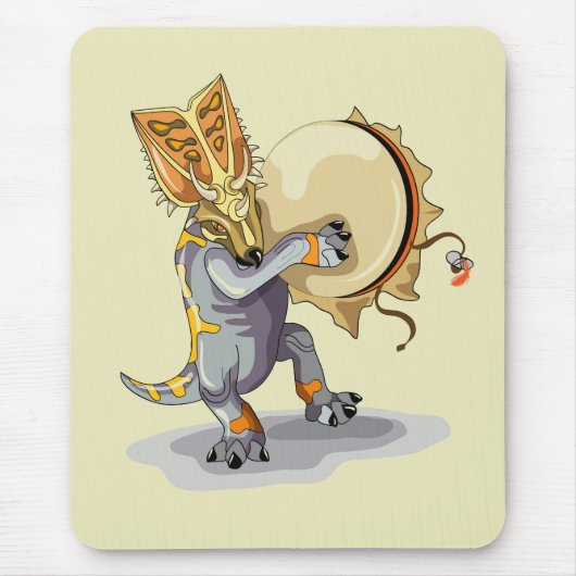 Chasmosaurus Tancing A Shaman Ritual Mousepad (Vorne)
