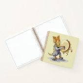 Chasmosaurus Tancing A Shaman Ritual Notizblock (Innenseite)