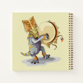 Chasmosaurus Tancing A Shaman Ritual Notizblock (Rückseite)