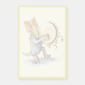 Chasmosaurus Tancing A Shaman Ritual Post-it Klebezettel (Vorderseite)