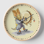 Chasmosaurus Tancing A Shaman Ritual Uhr (Vorderseite)