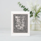 Chasse D'Oudry Postkarte (Stehend Vorderseite)
