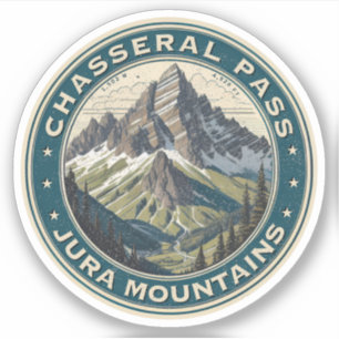 Chasseral Pass - Alp Locarno Aufkleber