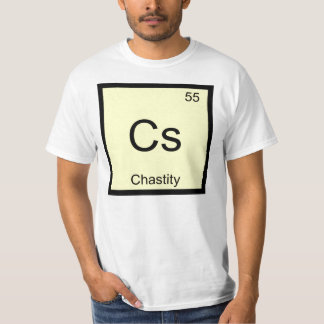 Chastity Name Chemistry Element Periodische Tabell T-Shirt