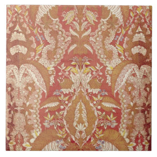 Chasuble, gemusterte Seide der Spitzes, Franzosen, Fliese