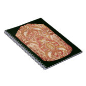 Chasuble, gemusterte Seide der Spitzes, Franzosen, Notizblock (Rechte Seite)