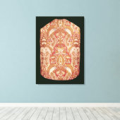 Chasuble, Spitzenseide, gemustert, Frankreich, c.1 Leinwanddruck (Insitu (Holzboden))