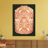 Chasuble, Spitzenseide, gemustert, Frankreich, c.1 Leinwanddruck (Insitu (Wohnzimmer))