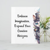 Chat 1 Kitten und top hat Aquarell (Stehend Vorderseite)