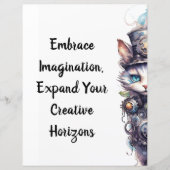 Chat 1 Kitten und top hat Aquarell (Vorderseite)