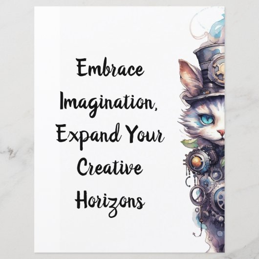 Chat 1 Kitten und top hat Aquarell (Vorderseite)