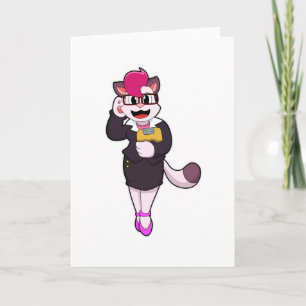 Chat als Sekretär mit Notepad Karte