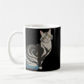 Chat Anime Style Niedlich Kaffeetasse (Links)