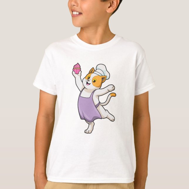 Chat as Cook with Cooking Schürze & Muffin T-Shirt (Vorderseite)