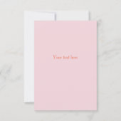 Chat Baby Dusche Einladung (Rückseite)