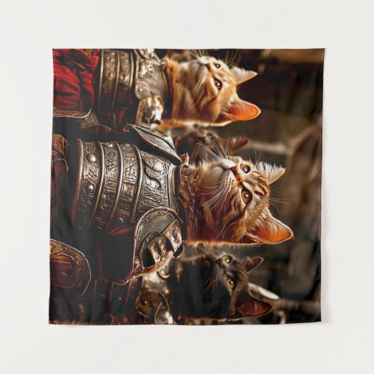 Chat Battle Wandteppich (Vorderseite (Horizontal))