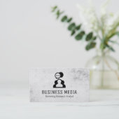 Chat Bubbles | Gruppe Visitenkarte (Stehend Vorderseite)