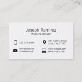 Chat Bubbles | Gruppe Visitenkarte (Rückseite)