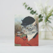 Chat chasseur postkarte (Stehend Vorderseite)