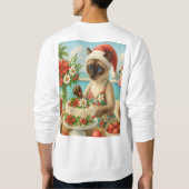 Chat Christmas Summer July Pool Party Sweatshirt (Rückseite)