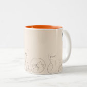 Chat Coffee Tasse (VorderseiteRechts)